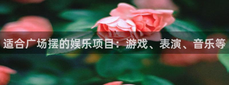 耀世娱乐体育凯捷登陆：适合广场摆的娱乐项目：游戏、表演、音乐等