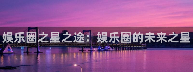 耀世娱乐体育凯捷平台代理：娱乐圈之星之途：娱乐圈的未来之星