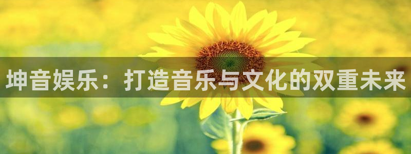 耀世娱乐体育官网入口登录：坤音娱乐：打造音乐与文化的双重未来