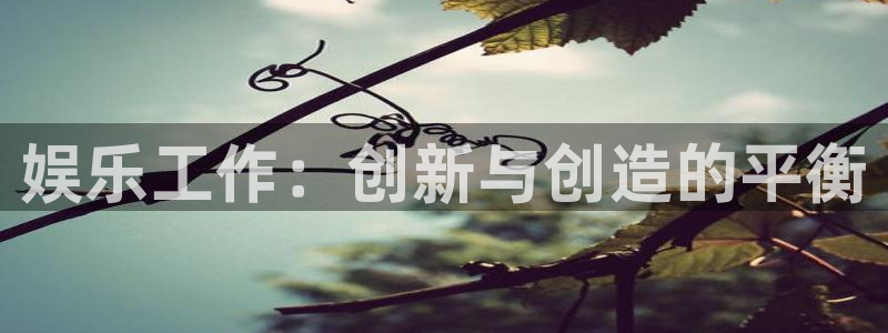 耀世娱乐4：娱乐工作：创新与创造的平衡